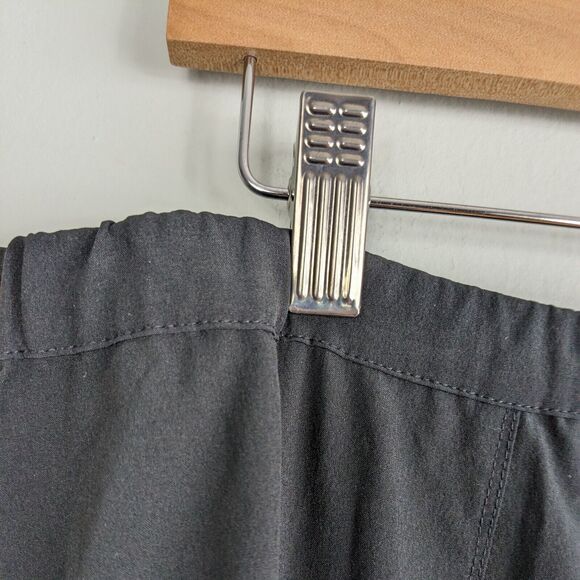 Vintage Y2K Maxi Skirt Flare Pull On Artsy Eclectic Black Orange Animal 16 - Picture 9 of 12